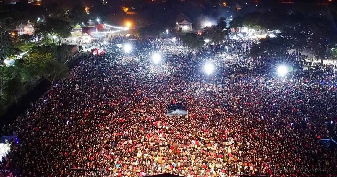 Festejos Patronales 2022: más de 40 mil personas en el predio de la Serenata a Tartagal