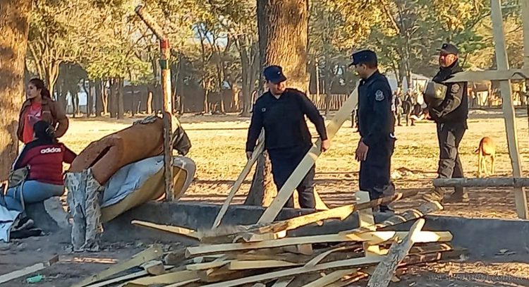 Tartagal: terrenos usurpados en zona norte fueron desalojados esta mañana