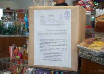 Servidores del Santuario colectan fondos para emplazar la réplica de Virgen de la Peña