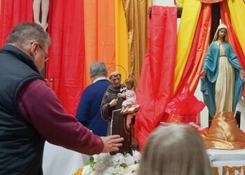 Fiestas Patronales: entronización de San Antonio de Padua, este domingo 31 de mayo