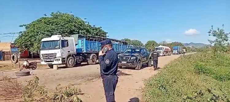 Ruta Nacional 86: comunidades levantaron el corte en el kilómetro 3