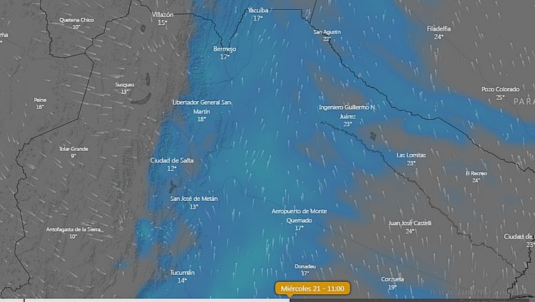 Regionales: se auguran lluvias en el cambio de estación