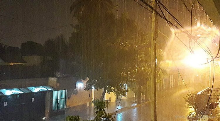 Tartagal: cayeron 38 mm de lluvia en una hora