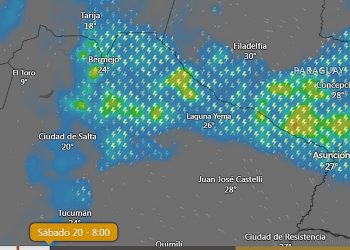 Rige alerta amarilla por tormentas intensas para gran parte de Salta