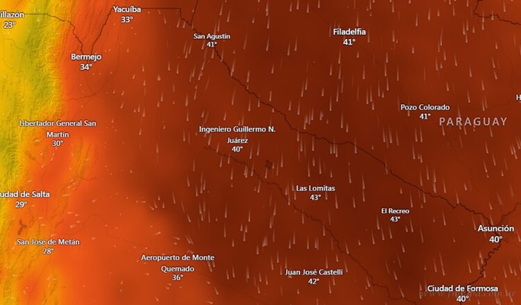 El Servicio Meteorológico alerta por calor extremo en el norte