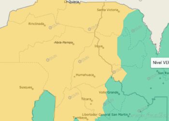Alerta amarilla por calor intenso en el noroeste salteño y jujeño