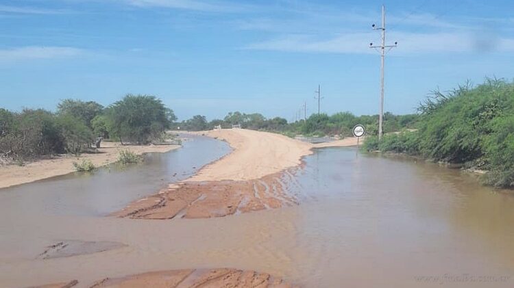 Chaco salteño: caminos hacia Monte Carmelo continúan intransitables
