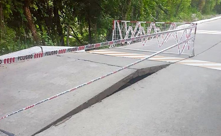 Virgen de la Peña: desmienten que elevación de losetas sea producto de un sismo